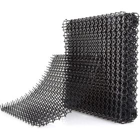 10Pcs Cat Spike Mat with Spikes 15.8x11.8in Cat Repellent Mats Spike Deterrent Stopper Mat for Pet Cats Dogs 13x1ft Area