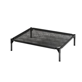 Elevated Breathable Mesh Pet Bed, Indoor/Outdoor Use, Sizes for Small to XL Pets - 2026 Must-Buy (size: L)